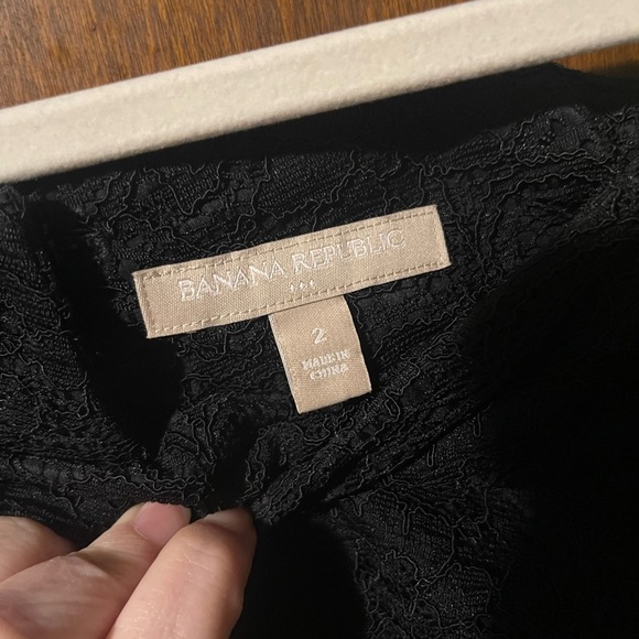 Banana Republic Black Mini Pencil Skirt Cocktail - Picture 2 of 4